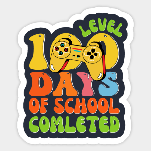 Level 100 Days Of School Completed Sticker